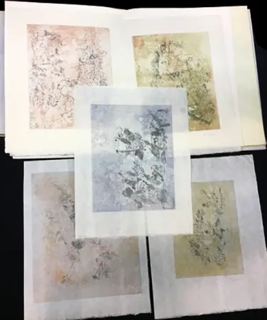 Libro Ilustrado Bryen - Tristan Tzara. VIGIES. 5 eaux-fortes originales (1962).