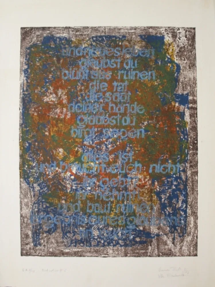 Litografía Bub - Fortschritt? / Progress?