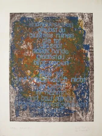 Litografía Bub - Fortschritt? / Progress?