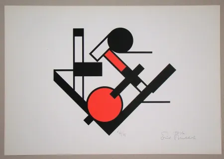 Serigrafía Buchholz - Composition, 1921