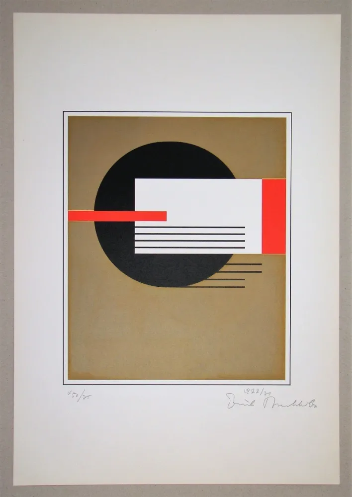 Serigrafía Buchholz - Composition, 1922