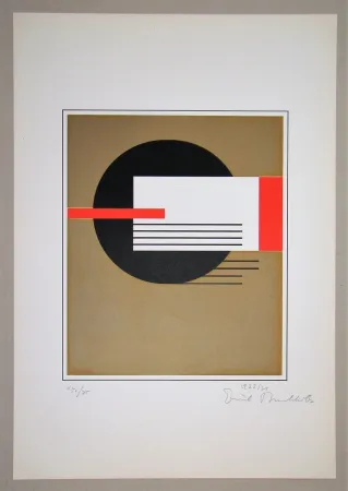 Serigrafía Buchholz - Composition, 1922