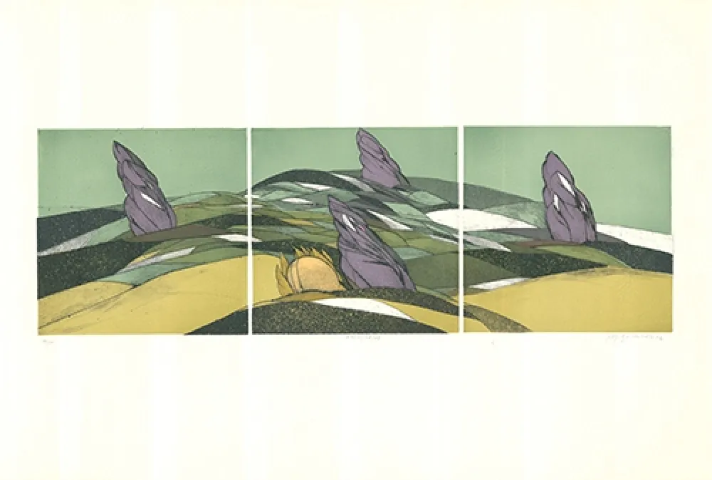 Aguafuerte Y Aguatinta Buchholz - Landschaft