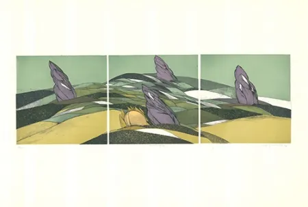 Aguafuerte Y Aguatinta Buchholz - Landschaft