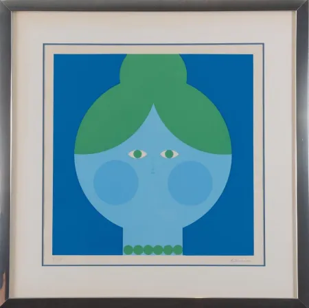 Litografía Bueno - Senza titolo