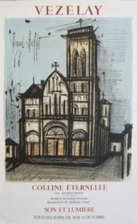 Cartel Buffet - Affiche exposition Vezelay