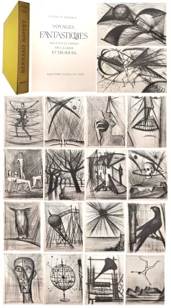 Libro Ilustrado Buffet - Bernard BUFFET Graveur - CYRANO DE BERGERAC. Voyages fantastiques aux états et empires de la lune et du soleil.