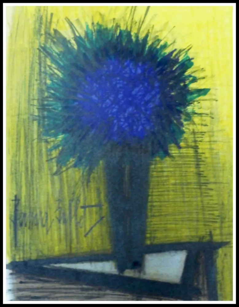 Litografía Buffet - BOUQUET DE FLEURS