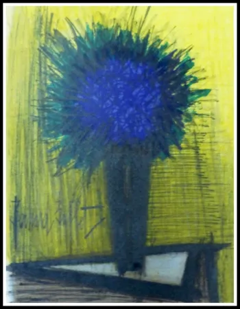 Litografía Buffet - BOUQUET DE FLEURS