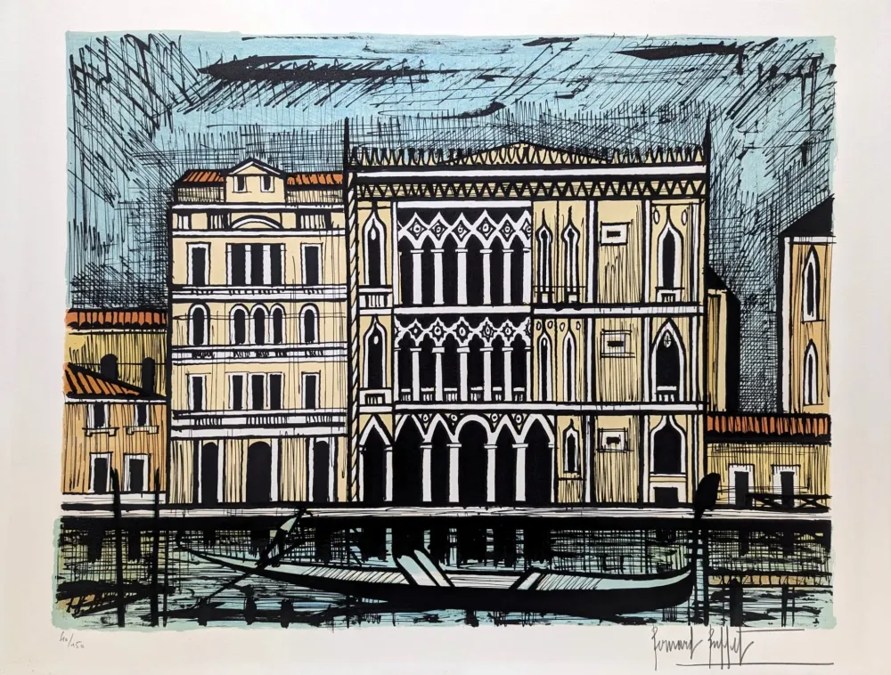 Litografía Buffet - Ca' d'oro 