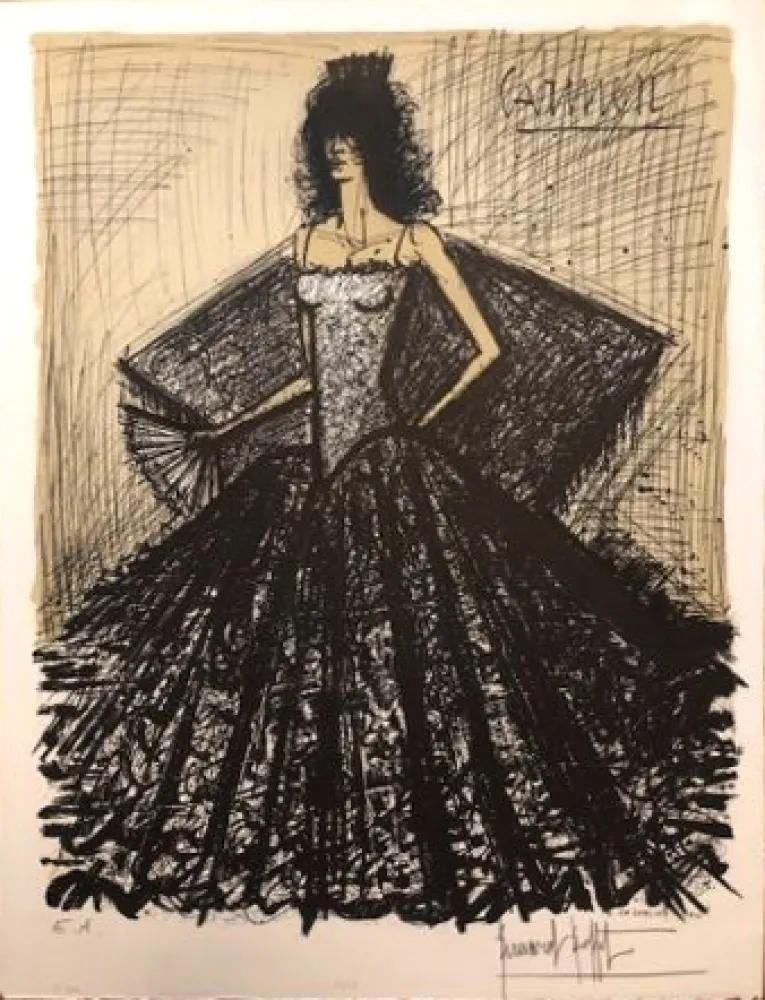 Litografía Buffet - Carmen