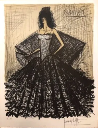 Litografía Buffet - Carmen