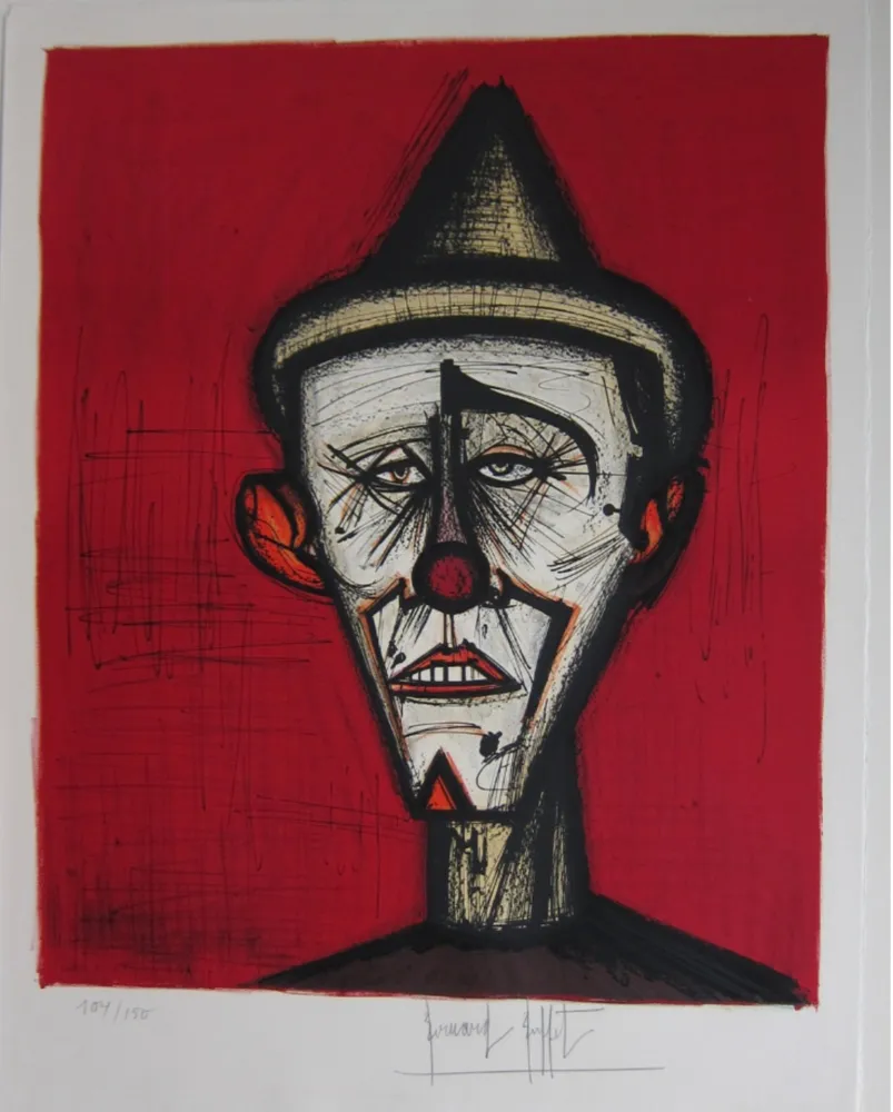 Litografía Buffet - Clown