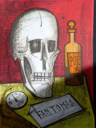 Litografía Buffet - Fantomas