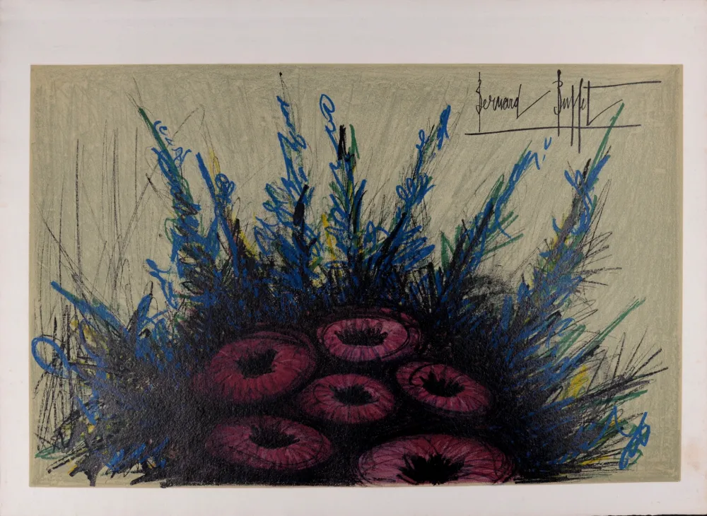 Litografía Buffet - Herbier