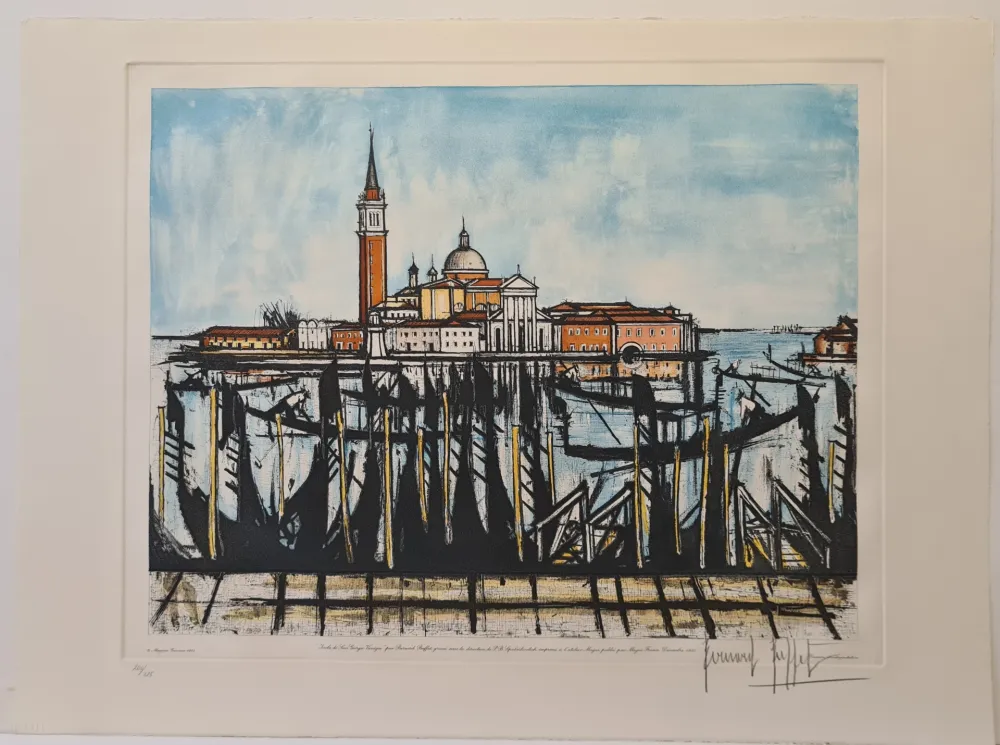 Grabado Buffet - Isola di San Giorgio Venezia 