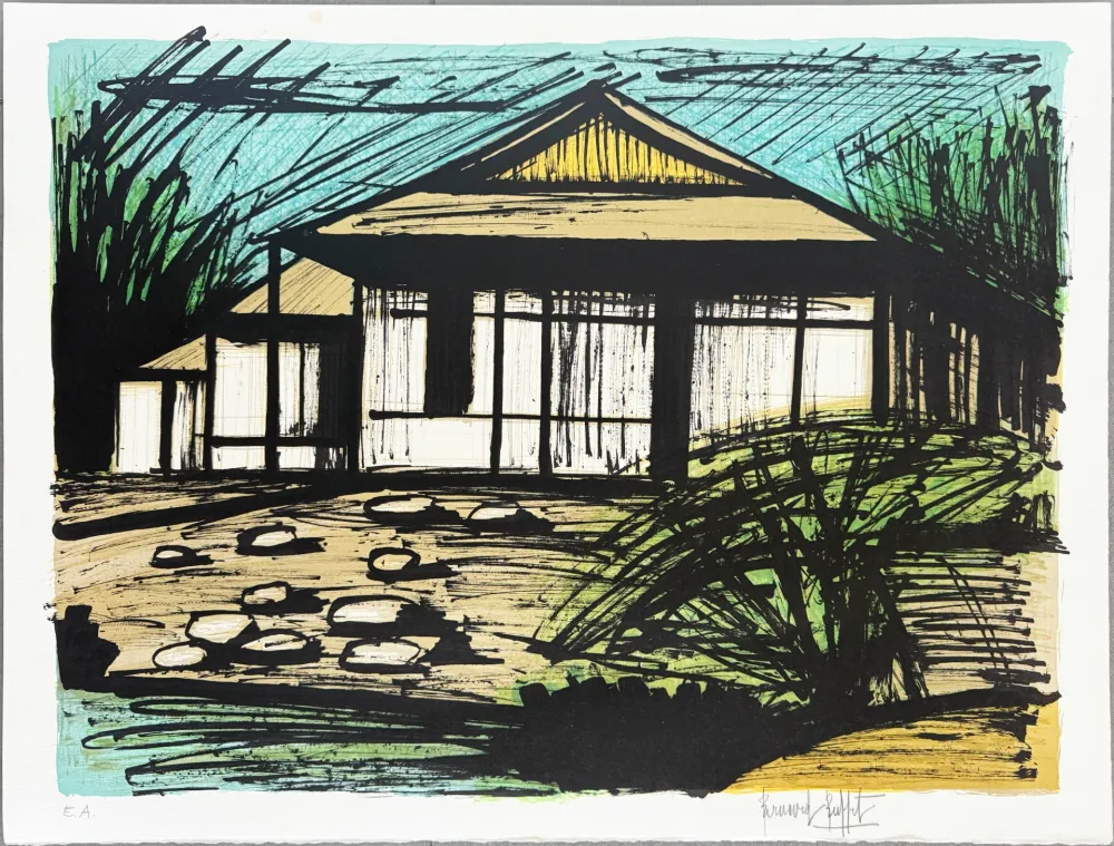 Litografía Buffet - Katsura Rikyu-Kyoto