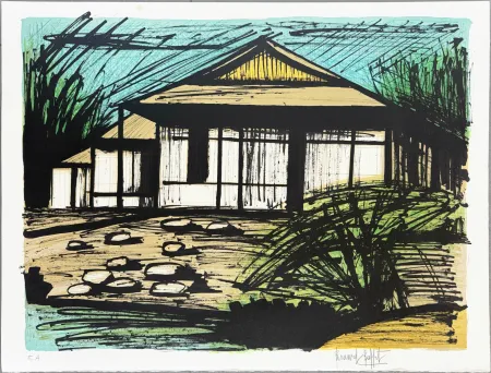 Litografía Buffet - Katsura Rikyu-Kyoto