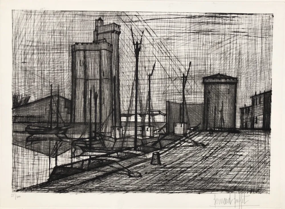 Grabado Buffet - La Rochelle