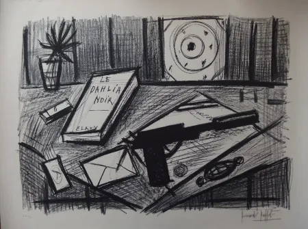 Litografía Buffet - Le Dahlia Noir