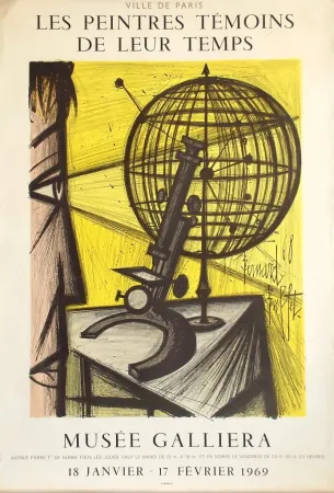 Cartel Buffet - Le Microscope - Les Peintres Témoins de Leur Temps