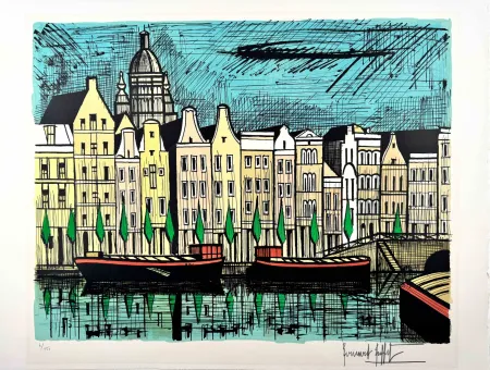 Litografía Buffet -  Le Singel Amsterdam 