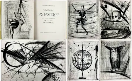 Libro Ilustrado Buffet - Le Voyages Fantastiques 1958