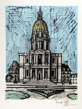 Litografía Buffet -  Les Invalides 