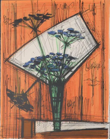 Litografía Buffet - Les ombelles, 1972