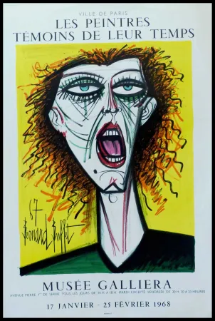 Cartel Buffet - LES PEINTRES TEMOINS DE LEUR TEMPS - MUSÉE GALLIERA