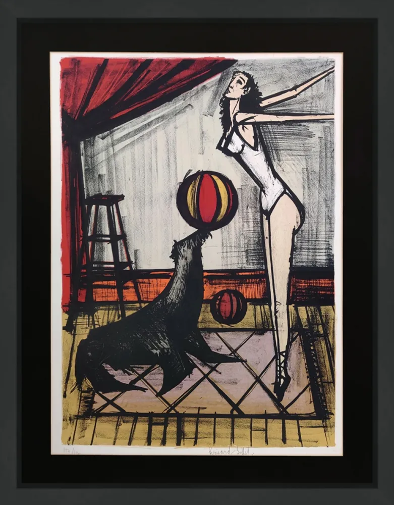 Litografía Buffet - L'OTARIE