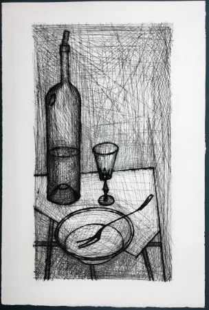 Aguafuerte Buffet - Nature morte pour Recherche de la Purété (1953)