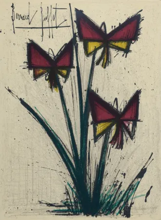 Litografía Buffet - Pensées, 1965