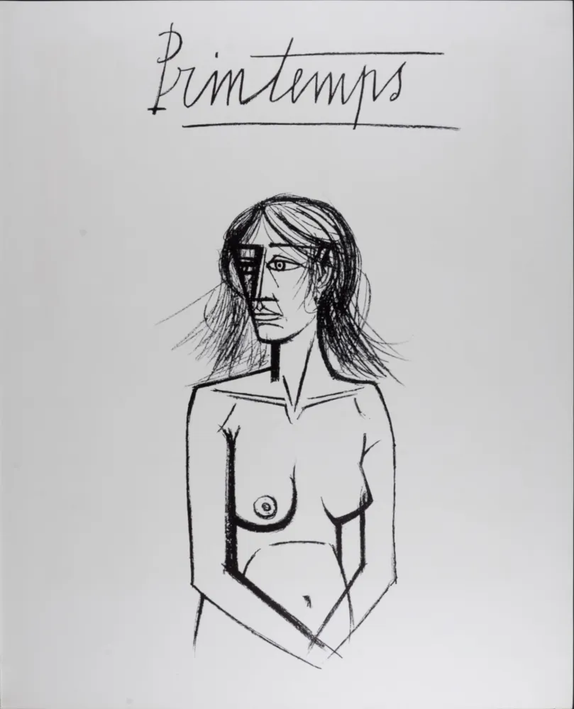 Litografía Buffet - Printemps, 1970