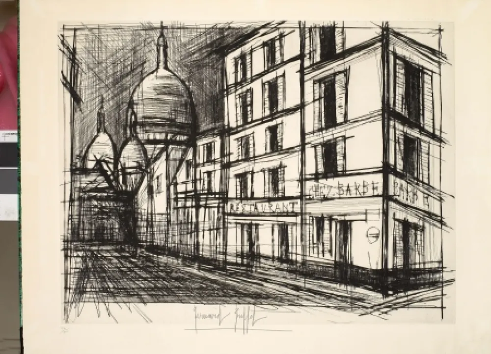 Grabado Buffet - Restaurant chez Barbe