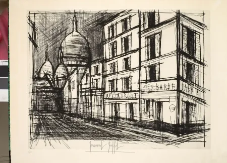 Grabado Buffet - Restaurant chez Barbe