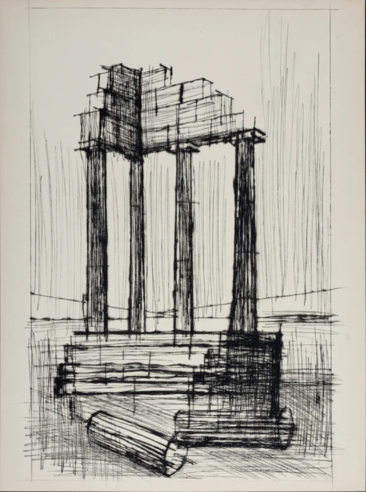 Punta Seca Buffet - Temple en ruine, 1959