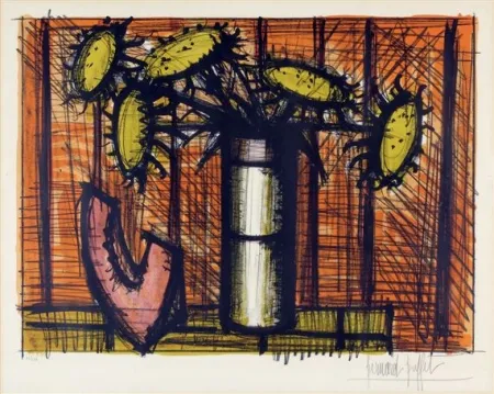 Litografía Buffet - Tournesol et melon