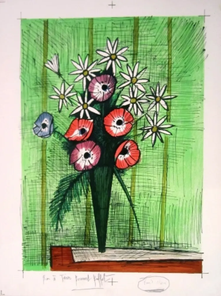 Litografía Buffet - Untitled