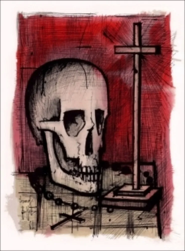 Grabado En Madera Buffet - Vanité