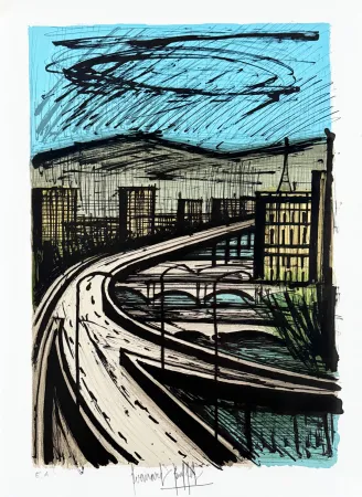 Litografía Buffet - Voyage au Japon