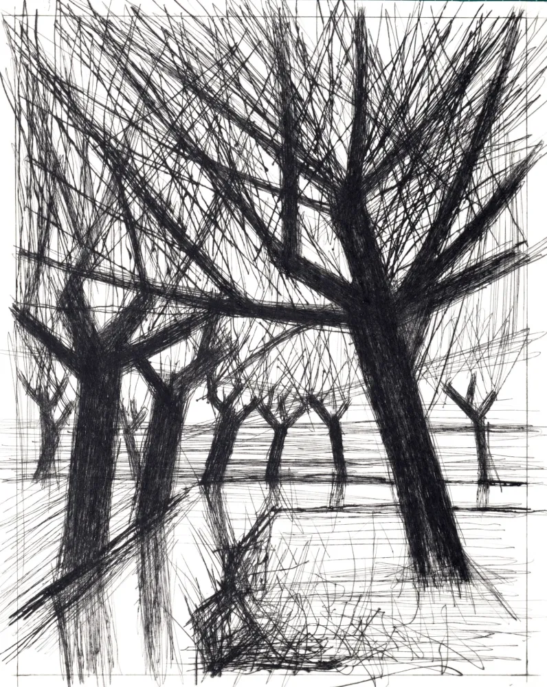 Punta Seca Buffet - Voyages fantastiques de Cyrano de Bergerac, 1958