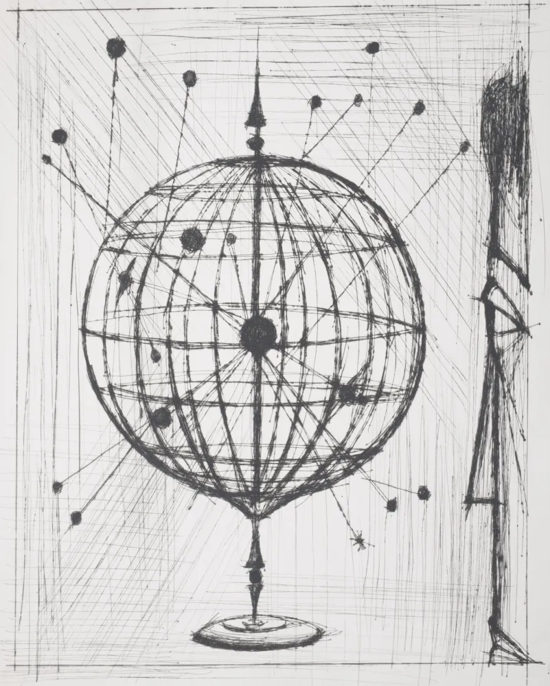 Punta Seca Buffet - Voyages fantastiques de Cyrano de Bergerac, 1958