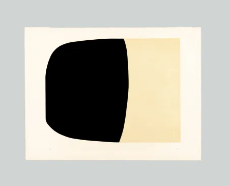 Grabado Burri - Bianchi e neri I-B