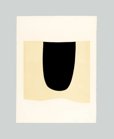 Grabado Burri - Bianchi e neri I-D