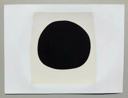 Litografía Burri - Bianchi e neri I - Tavola F