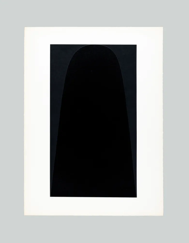 Litografía Burri - Bianchi e neri II-C