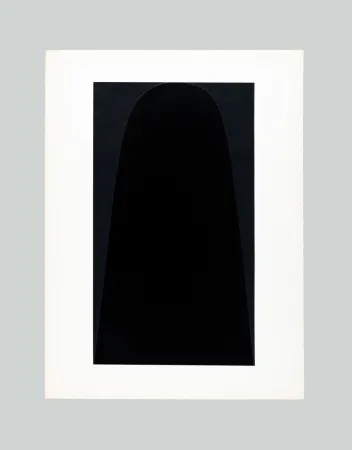 Litografía Burri - Bianchi e neri II-C