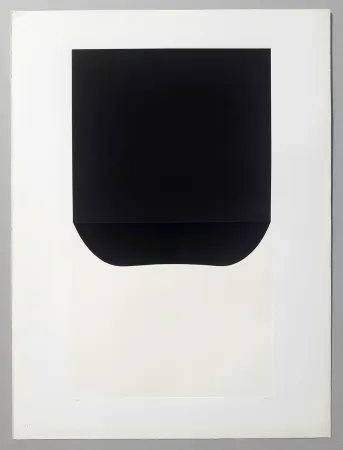 Litografía Burri - Bianchi e neri II-D