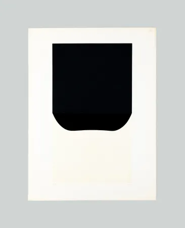 Litografía Burri - Bianchi e neri II-D